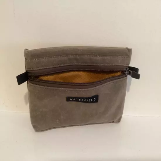 Waterfield SF Bags Gear Pouch Waxed Canvas : Brown Color : Travel :.