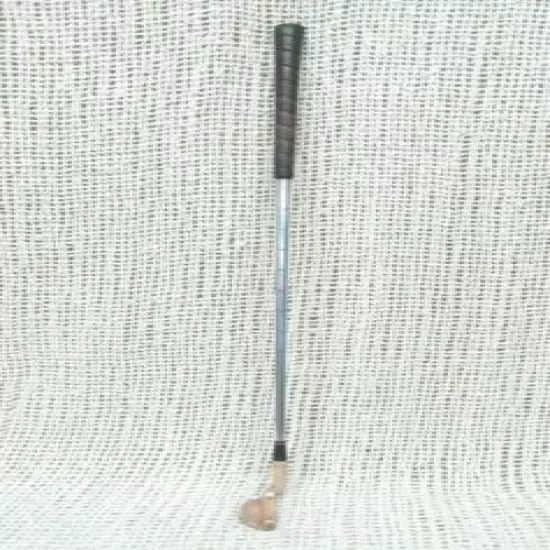 Vintage SPORTSMAN The Go-Fer Brass Mallet Putter 35.25" RH ~ Firm Steel Shaft 