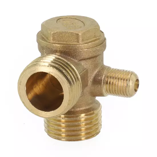 Reliable Copper Check Valve for Air Compressor Easy Installation 20x20x10mm