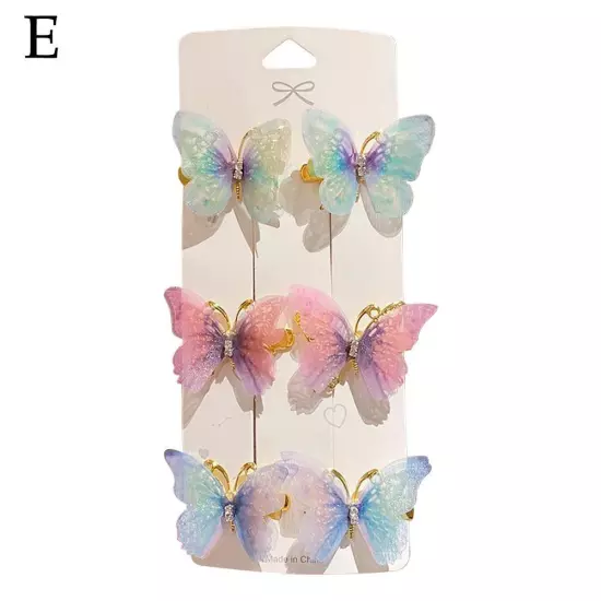 Butterfly Hair Clips Claw Barrettes Mini Jaw Clip Hairpin for Women G Prod