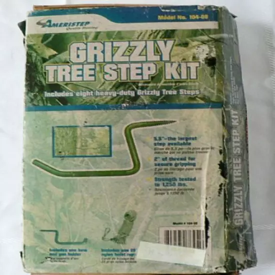 VINTAGE AMERISTEP GRIZZLY TREE STEP KIT IN ORIGINAL BOX