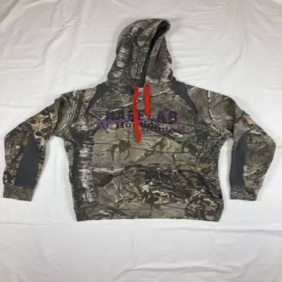 Cabelas Women Size Medium Pullover Sweatshirt Hoodie Hunting Camouflage Camo