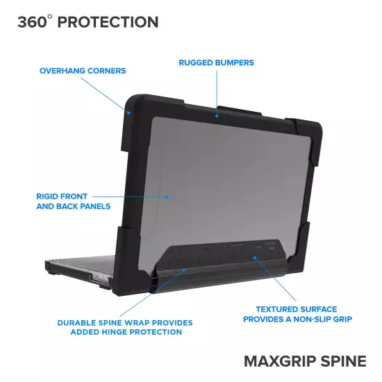 MAXCases Extreme Shell-S Rugged Case Cover for HP G6 EE Chromebook 11.6 in