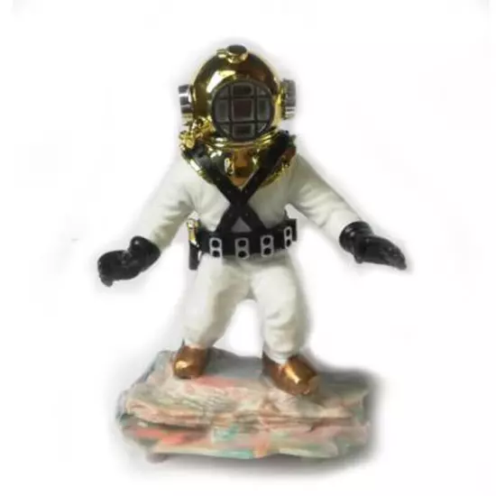 Deep sea diver Air Driven Ornament Fish Tank Decor Aquarium Decoration