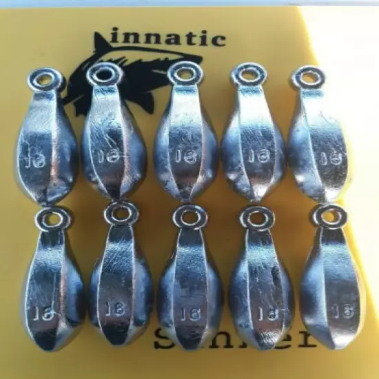 16oz LEAD FISHING BANK SINKERS 10 Count (10lbs)