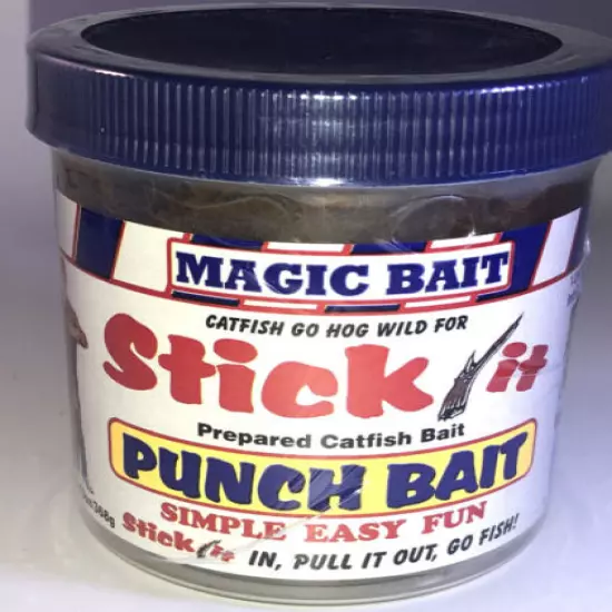 Magic Bait Catfish Go Hog Wild Stick It Punch Bait 13 oz (368 g)RARE-NEW-SHIP24H