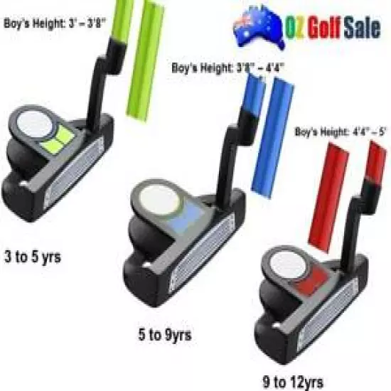 1x Orlimar ATS Junior Boys' Golf Putter RH - 3 yrs to 12 yrs or Height 3' to 5'