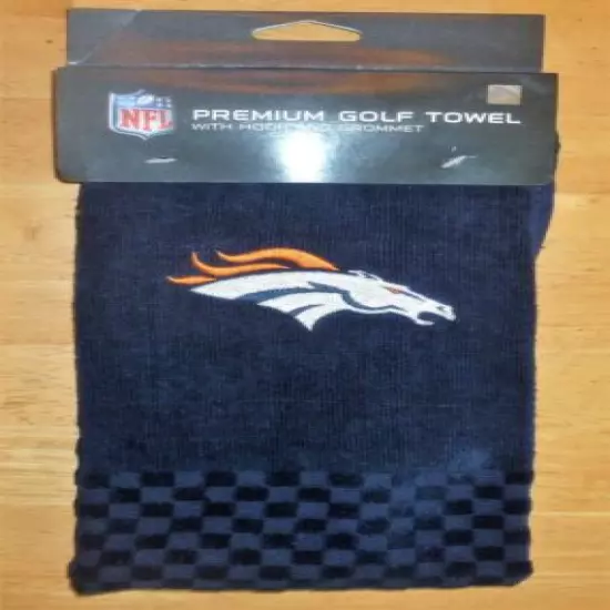 NFL Embroidered Tri-fold Towel - Denver Broncos Golf 