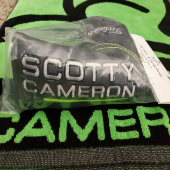 Scotty Cameron 2018 Club Cameron SC Putter head cover Gray Headcover NIB⛳⛳⛳