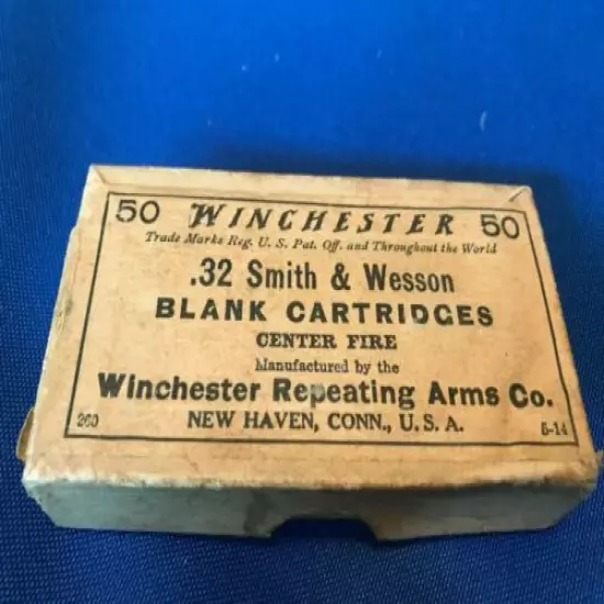 Winchester 32 S&W Blank Empty Box