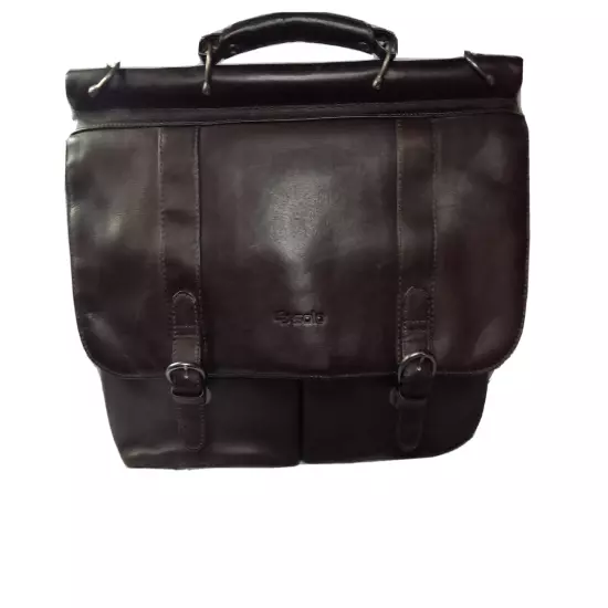 Solo D5353 Warren Executive Leather Briefcase Espresso Retail $182