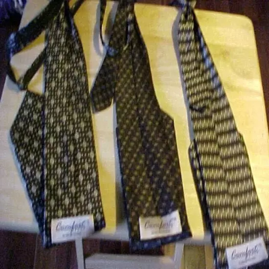 Lot Of 5 George Foreman x Long Silk Comfort Tie Ties Lot 6