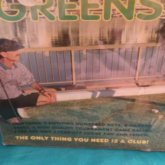 Hidden Greens The Complete Backyard Golf Course Practice Box Set Sealed 1993