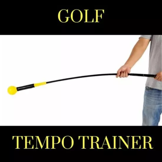 48" & 40" Golf Swing Tempo Trainers | Weighted Head Flex Whippy Club - Fast Ship