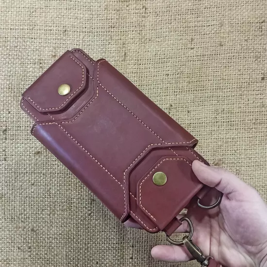 Clutch longer. Leathercraft. Handmade