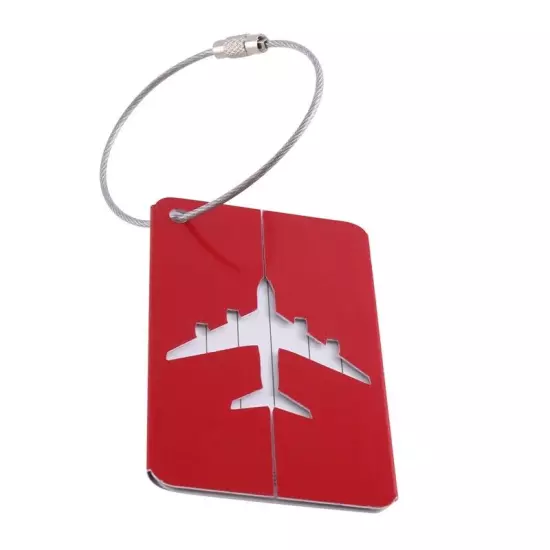 Aluminum Alloy Luggage Tag Metal Hollow Luggage Tag Tags Suitcase Card2593