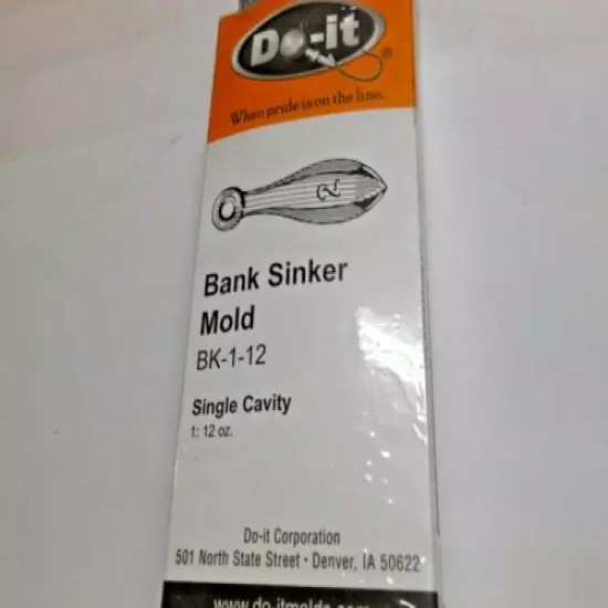 1166 DO-IT Bank Sinker Mold 12 oz BK-1-12