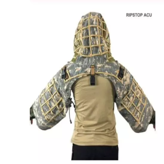 Snipers Hood Foundation Cloak Uniform Ghillie Suit Cape Yowie Army Military Camo