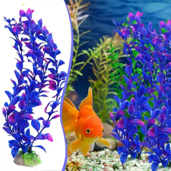 Artificial Fish Tank Water Plastic Aquarium Plants Ornament Decoratio