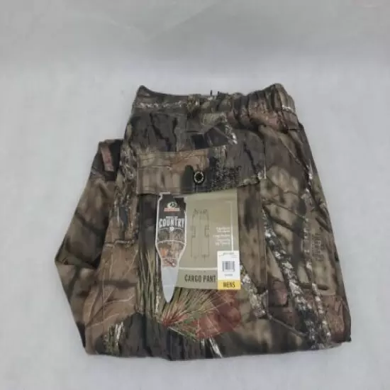 Mens Mossy Oak Break-Up Country Camouflage Cargo Pants Hunting 44-46 XXL