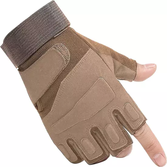 Military Army Shooting Fingerless Gloves Half Finger Tactical Gloves for Men