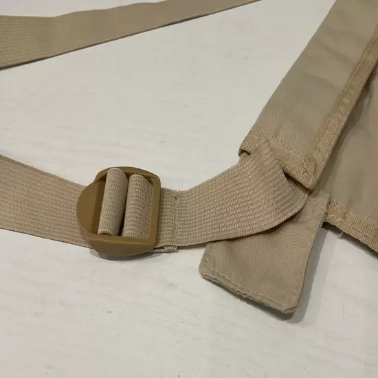 American Tourister Money Belt Hook & Loop 1 Interior Zip Pocket Adjustable Beige