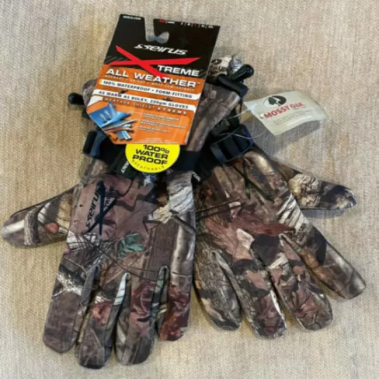 Seirus 8117 Xtreme All Weather Break Up Camo Waterproof Glove Gauntlet Mens LG