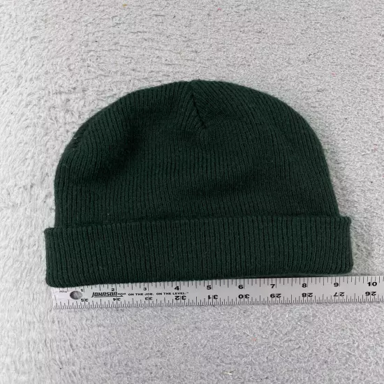 Vans Beanie Toque Adult One Size Green CA NY Since 1966 Skate Skateboard Acrylic