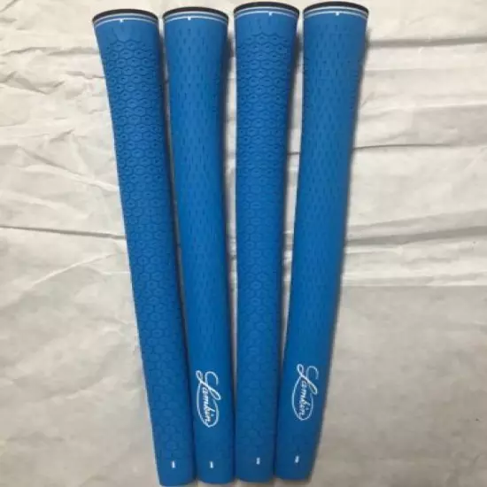 4 NEW Lamkin AS1 i6 3GEN Golf Grips - Light Blue - .60 Core 