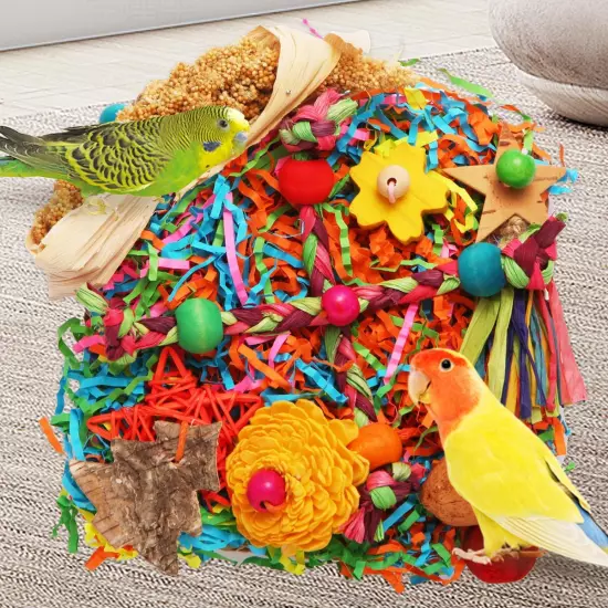 Bird Foraging and Climbing Wall Mat for Small to Medium Birds - Twinkle Star