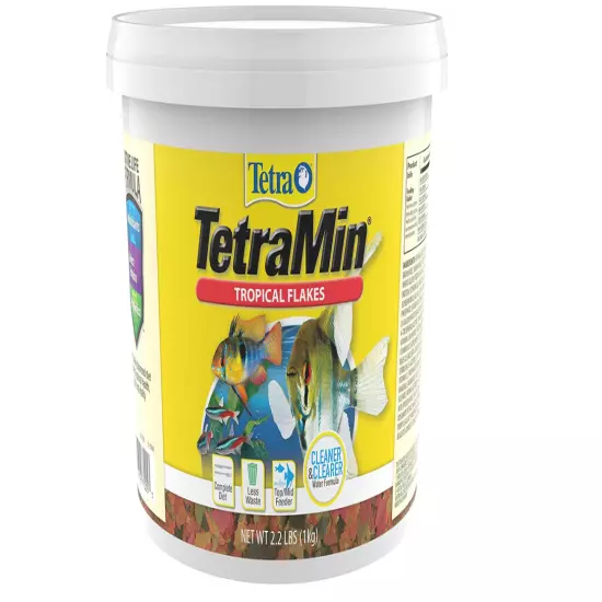 TetraMin Nutritionally Balanced Tropical Flake Food,Tropical Fish, Select Size.