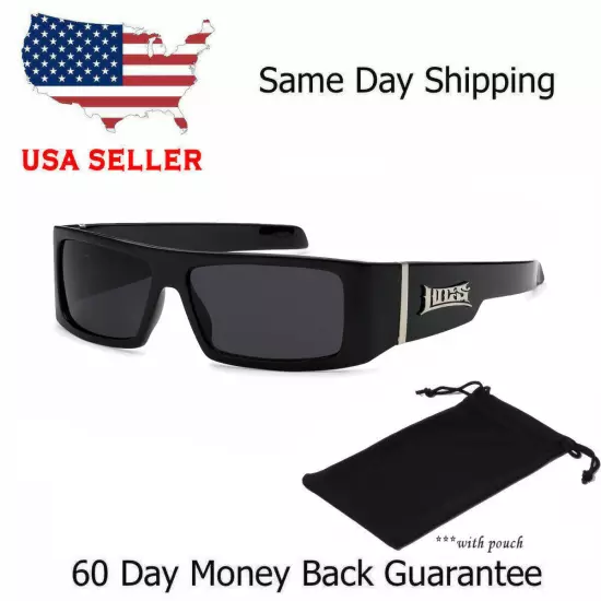 LOCS Hardcore Gangster Sunglasses Classic Lowrider Biker Cholo Designer Eyewear