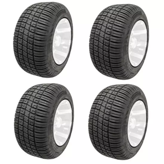 Golf Cart GTW 205/65-10 Fusion Steel Belt DOT Street Tire | 20" Tall | Set of 4