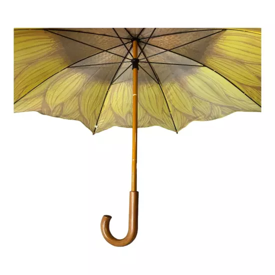 Vintage - Salamander - 90’s Design Umbrella With U-Shaped Wood Handle