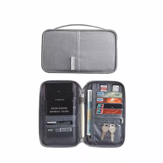 Multi-functional waterproof passport holder travel document wallet RFID bag