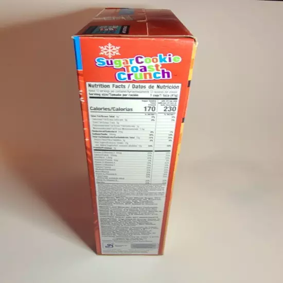 BRAND NEW Limited Edition General Mills Sugar Cookie Toast Crunch Cereal 18.8 oz