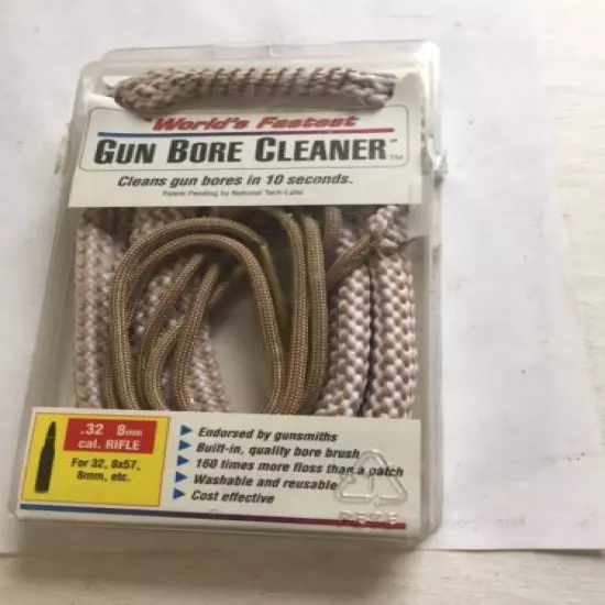 World's Fastest Gun Bore Cleaner .32 cal 8mm