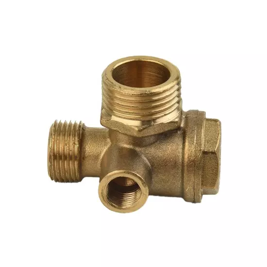 3 Port Brass Central Pneumatic 40400 Air Compressor Check Valve Thread