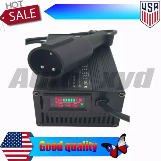 1PC 48V 5Amp Club Car Cart Battery Charger Round 3 Pin Plug New For Golf XYD