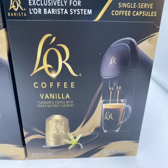 L'OR Coffee Pods, 300 Capsules VANILLA, Best By:11/23/2024