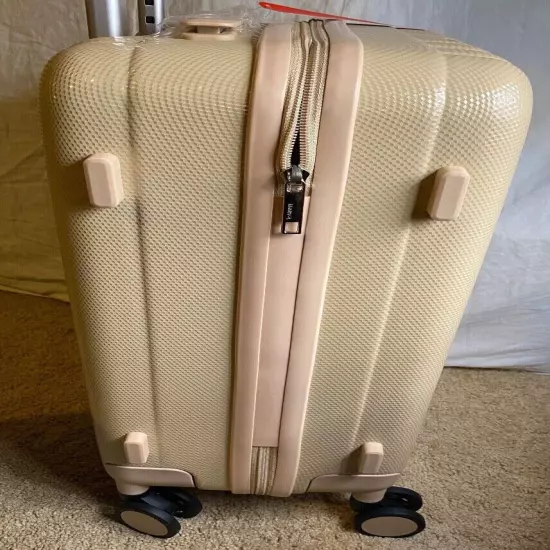 New Hanke 20 in Hard Case Carry On Spinner TSA Lock in Cuba Sand Color