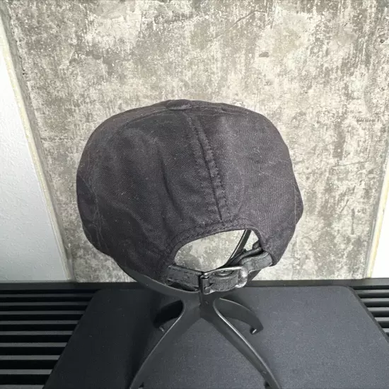 Plain Black Hat Cap OS Adjustable 