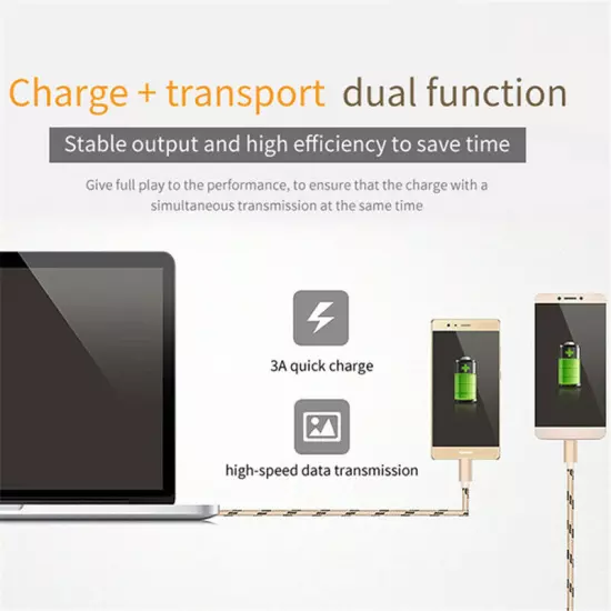 For Samsung A13 A23 A33 A53 USB-C 3.1 Type C Fast Data Charging Charger Cable