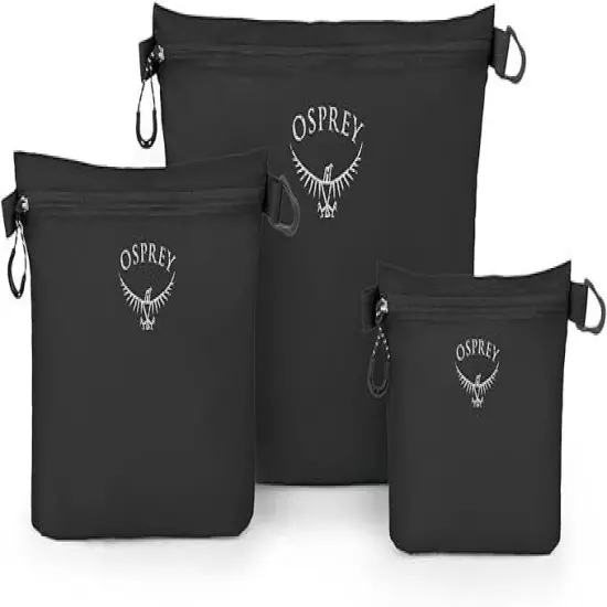 Osprey Ultralight Zipper Sack Set Black