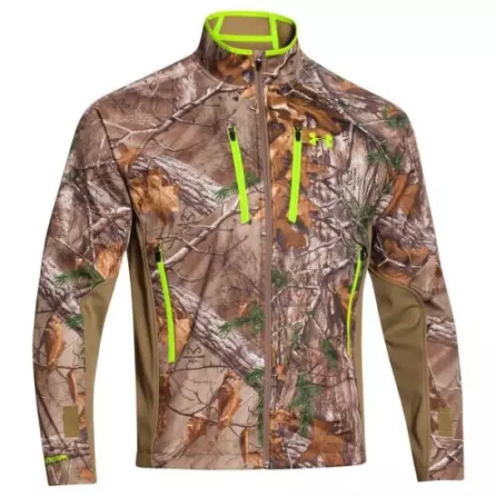 Under Armour Realtree Xtra Softershell Hunting Jacket and Pants Set-2XL, XL