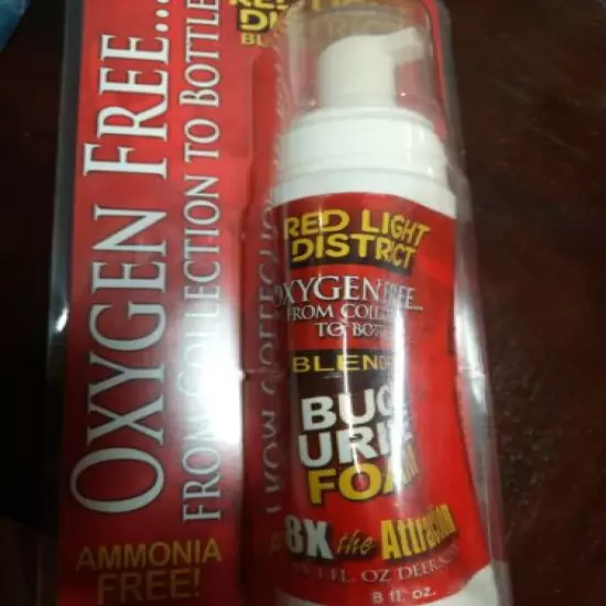 Red Light District Blended Buck Urine Foam 8x The Attraction Oxygen Free New