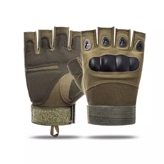 Tactical Fingerless Airsoft Gloves for Outdoor Sports, Paintball, and Motorcycli