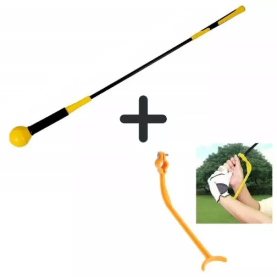 40" Golf Swing Tempo Trainer + Swing Plane Trainer Bundle | Fast US Shipping