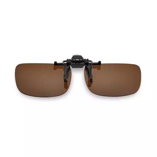 Walleva Polarized Replacement Lenses for Clip-on Flip-up Sunglasses for Driving