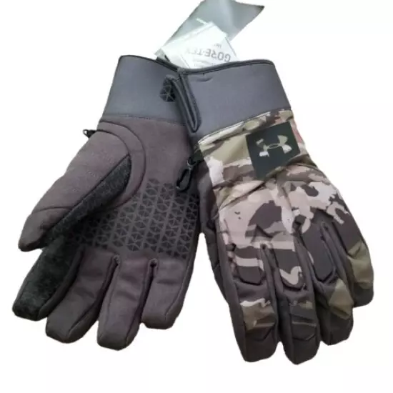 UNDER ARMOUR Gore-Tex Windstopper Men's Mid Season Hunt Gloves Size M NWT 